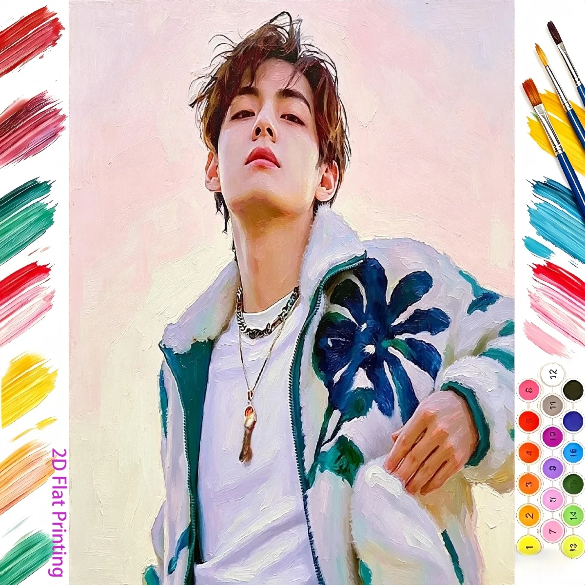 ชุดระบายสีตามตัวเลขสำหรับมืออา - Korean Arts And Lifestyle บทวิจารณ์และราคา